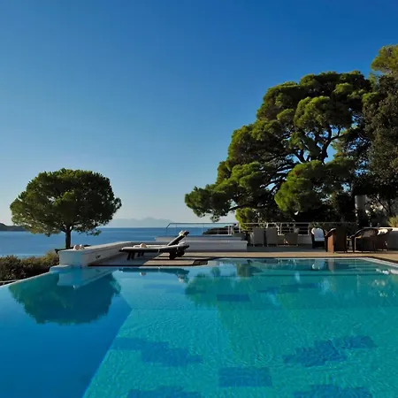 Super Luxury Skiathos Seven Stunning Bedroom Daphne 别墅 *